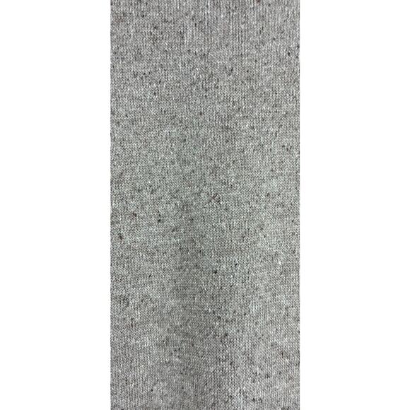 Lands End Sz XS ( 2-4) Brown Heathered wool silk blend 3/4 length slv maxi dress - Picture 2 of 10